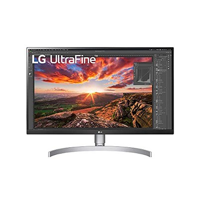 Manufacturer Refurbished LG 27UN850-W 27" 4K (3840x2160) 144Hz 5ms IPS FreeSync Monitor, Silver