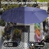 GustoWave Outdoor 15FT Double-Sided Patio Umbrella with Base - 2 of 4