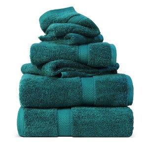 Luxury Egyptian Cotton Heavyweight Ultra-Plush Towel Set by Blue Nile Mills - 1 of 4