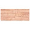 vidaXL Bathroom Countertop Light Brown 47.2 in.x19.7 in.x(0.8 in.-2.4 in.) Treated Solid Wood - 3 of 4