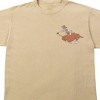 Looney Tunes Bugs Bunny Riding Bull Adult Pelican Crew Neck Short Sleeve T-shirt - 3 of 4