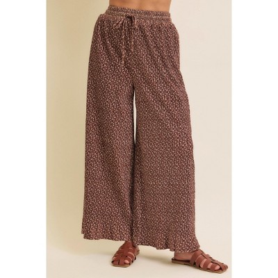Women's Floral Fever Velvet Pants - In February