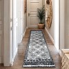 World Rug Gallery Geometric Shag Rug – Ideal for Living Room, Bedroom, or Entryway – White – Medium Pile, Easy to Clean - 2 of 4