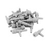 Unique Bargains Adjustable Aquarium Fish Oxygen Air Line Tubing Flow Control Valve Gray 20 Pcs - 3 of 3