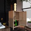 Bamboo Freestanding Bathroom Storage Cabinet,Floor Storage Cabinet With Door And Shelf,Accent Cabinet For Living Room Kitchen-Cuddlewood - 3 of 4