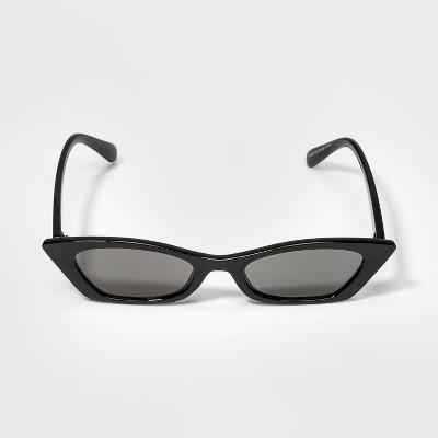 Kids' Rectangular Cateye Sunglasses - art class™ Black