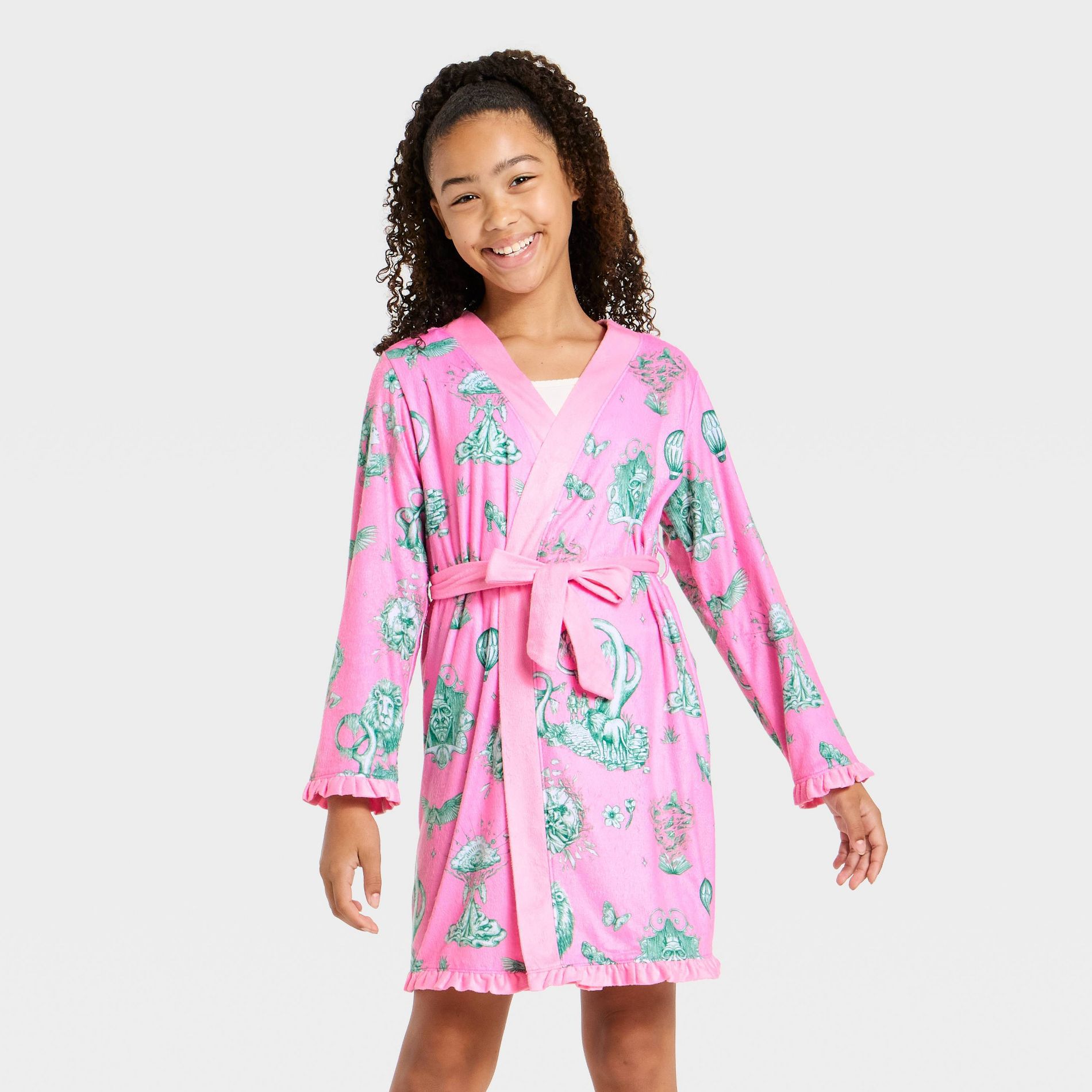 Girls' Wicked x Katie Kime Robe - Pink