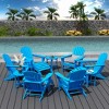 WestinTrends Dylan HDPE Outdoor Patio Adirondack Chair (12-Piece Set) - 2 of 4