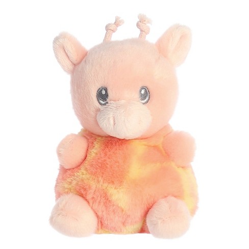 Ebba Lil Biscuits 5.5" Baby Giraffe Orange Stuffed Animal : Target
