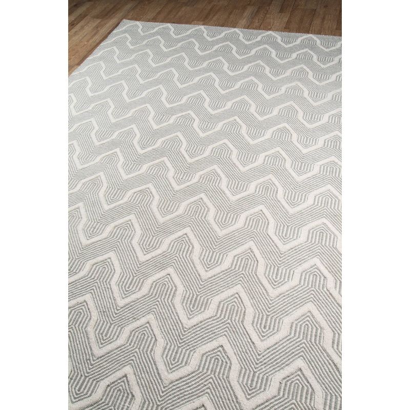  Langdon Prince Hand Woven Wool Area Rug Gray - Erin Gates by Momeni, 3 of 10