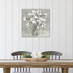 iCanvas Cotton Bouquet by Carol Robinson Canvas Print Wall Art - 1 of 3