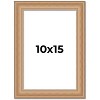 PosterPalooza | Photo Size Weathered Yellow Picture Frame - UV Acrylic, Foam Board Backing, Hanging Hardware - 2 of 4