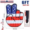Floating row Large Pool Float Floating row on water Gesture floating row Large Float for Adults Kids Swimming Pool - 2 of 4