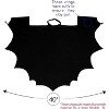 Skeleteen Bat Wing Costume Cape - Black - image 3 of 3