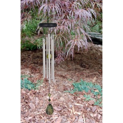 Woodstock Wind Chimes Signature Collection  Woodstock Chakra Chime  17'' Wind Chime for Outdoor Garden DÃƒÂ©cor
