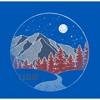 Americana Mountains and Trees Line Adult Crew Neck Short Sleeve Tee - 2 of 2