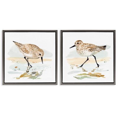 Stupell Industries Sea Birds on Shore, 25" x 25"