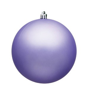 Vickerman 2.4"/24ct Matte Ball Ornament UV Coated Lavender: Shatterproof, Holiday Tree Decor, Indoor/Outdoor Use - 1 of 2
