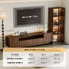 ATJafurn Walnut Entertainment Center Mid-Century Modern Living Room Furniture - 2 of 4