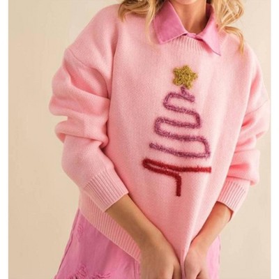 Women's Sparkle Christmas Tree Sweater - Mainstrip