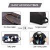Generic Toiletry Bag, Canvas Travel Toiletry Organizer Dopp Kit Water-resistant Shaving Bag - 3 of 4