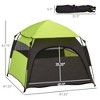 Gulches Pop-Up Dog Tent for Large & Extra Large Dogs - Portable Pet Camping Tent with Carrying Bag for Beach & Backyard Fun, Green - 2 of 4