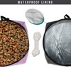 PetAmi Travel Dog Food Bag, Pet Cat Collapsible Bowls Set, Portable Foldable Waterproof Lining - 2 of 4