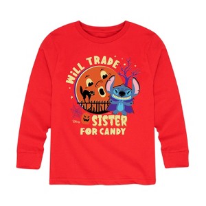 Boys' - Disney - Lilo & Stitch Long Sleeve Graphic T-Shirt - 1 of 4