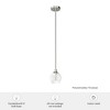 Xidane 6" Mini Pendant Ceiling Light Brushed Nickel Modern Fixture for Indoor Use - 3 of 4