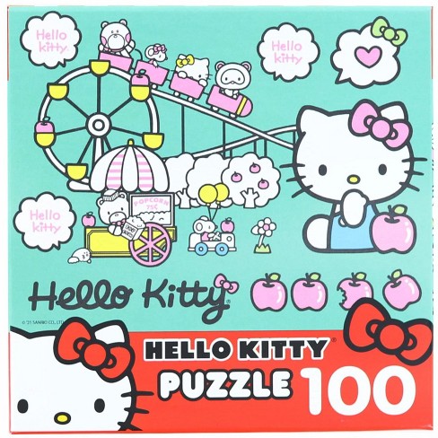 Cra-Z-Art Hello Kitty 100 Piece Jigsaw Puzzle | Hello Kitty and Friends Theme Park Fun - image 1 of 2