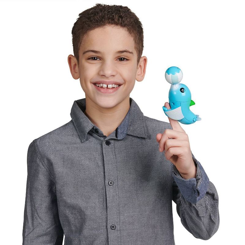 Fingerlings Baby Light-up Dolphin - Blues (Blue) - Interactive Toy, 6 of 9