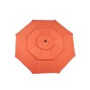Okak Outdoor Patio Umbrella with 8 Sturdy Ribs 3 Tier Auto-tilt Market Umbrella with Crank Aluminium for Pool Deck Garden Backyard - 4 of 4