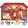 Headu Montessori First Puzzle: The Farm, Ages 2-4, 6-Piece Puzzle with 6 Wooden Animals - 2 of 4