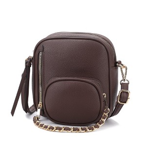 MKF Collection Winona Vegan Leather Convertible Women’s Crossbody and Shoulder Bag by Mia K - 1 of 4