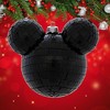 Cody Foster 3.0 Inch Disco Mouse Ears Christmas Tree Ornament , Christmas Decor Retro Looking Reflective (1PC) - 2 of 4