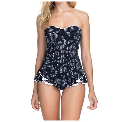 Women's Bandeau Laser Swimdress - Profile By Gottex