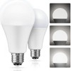 DORESshop 50-Watt/100-Watt/150-Watt Equivalent A21 3-Way LED Light Bulb in Cool White/Daylight/Soft White (4-Pack) - 2 of 4