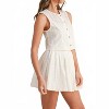 Women's Eyelet Lace Top Skirt Set - MABLE M - 2 of 4