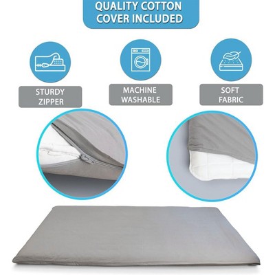 Twin Grey Cotton Shikibuton Floor Mattress