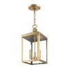 Livex Lighting Nyack 3 - Light Pendant in  Antique Brass - 3 of 4