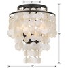 Crystorama Lighting Brielle 3 - Light Flush Mount in  Dark Bronze - 3 of 4