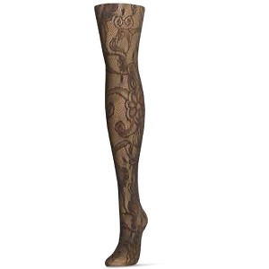 Memoi Women's Botanic Scene Net Tights - 1 of 4