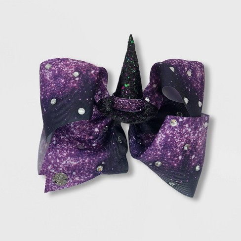 Girls Jojo Siwa Purple Witch Bow Target