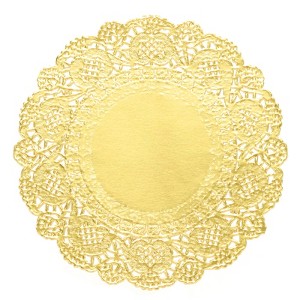 Unique Bargains Paper Disposable Tear-resistant Decorative Doilies - 1 of 4