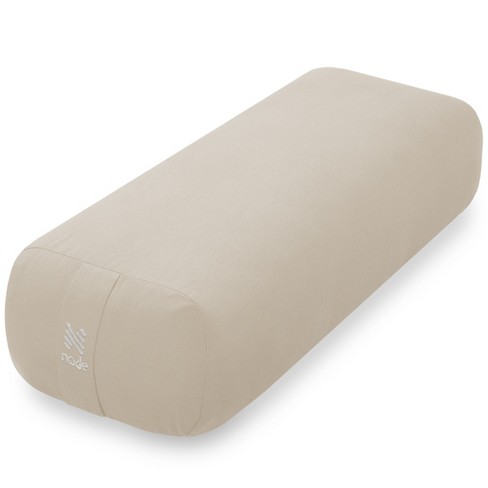 Yoga Bolster Cylinder Shape Natural Filling, Bolster De Yoga