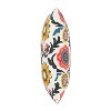 Tulum Square Throw Pillow - Skyline Furniture: Contemporary Floral Cotton, Indoor with Removable Cover - 2 of 4