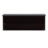 Chery Life Black Entryway Wall Mounted Coat Rack with 4 Dual Hooks, Wooden Storage Shelf - 2 of 4