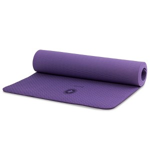 Stott Pilates Eco-Friendly Yoga Mat - Dark Purple/Purple (6mm) - 1 of 3