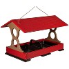 JCS Wildlife Large Fly Thru Bird Feeder- Mounting Pole Bundles Available - 3 of 4