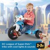 Power Wheels DC League of Super-Pets Lights & Sounds Trike ride-on tricycle - 3 of 4